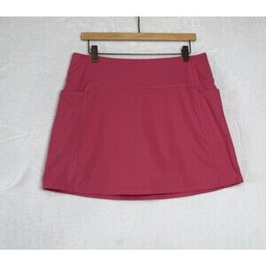 Skechers Go Walk High Waisted Athletic Skort Women's Large Pink Athleisure